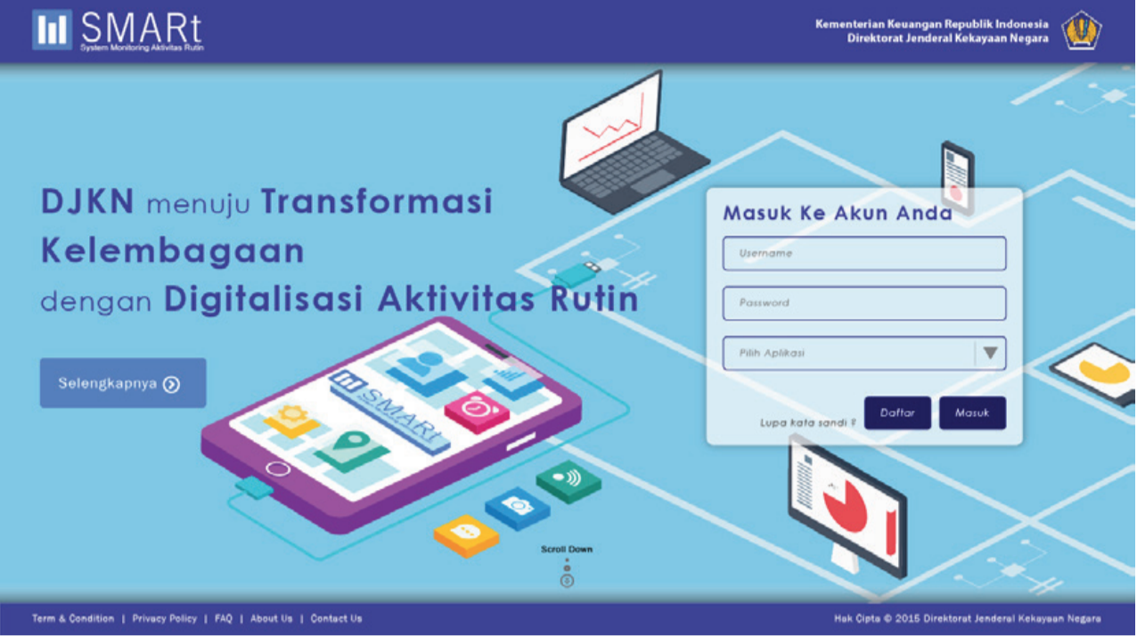 SMARt (Sistem Monitoring Aktivitas Rutin) DJKN