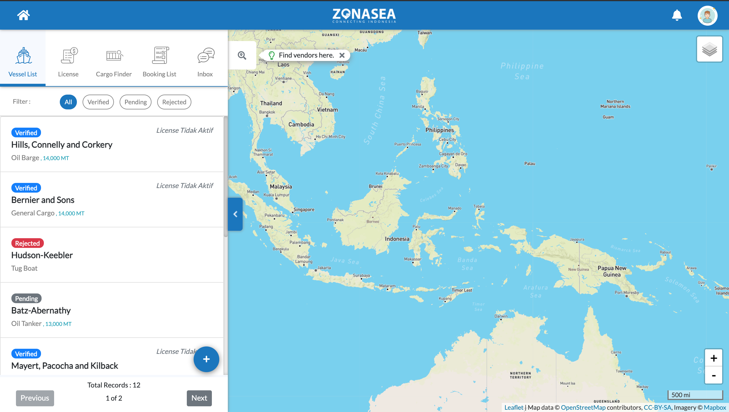 Zonasea Ship Owner